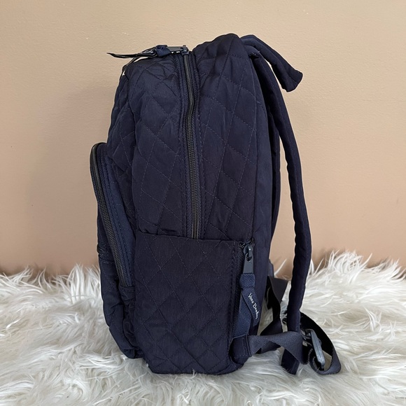 {Vera Bradley} Essential Compact Backpack in Microfiber Navy - NWT - Picture 6 of 8